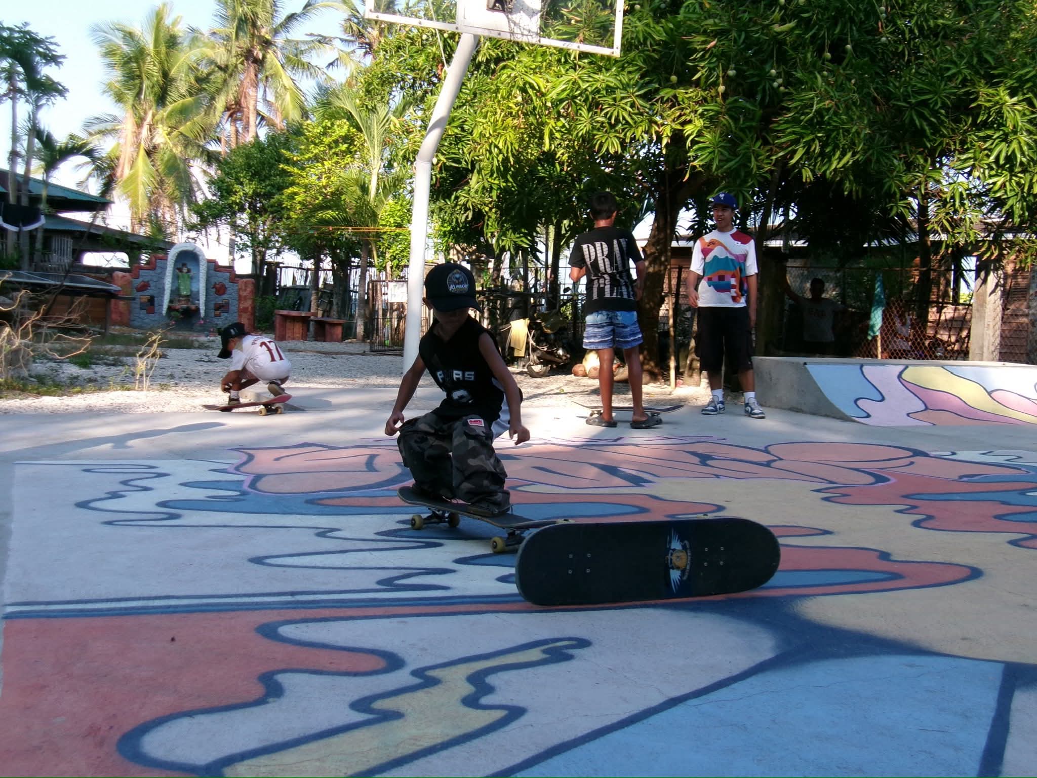Local skaters at Sinag Park