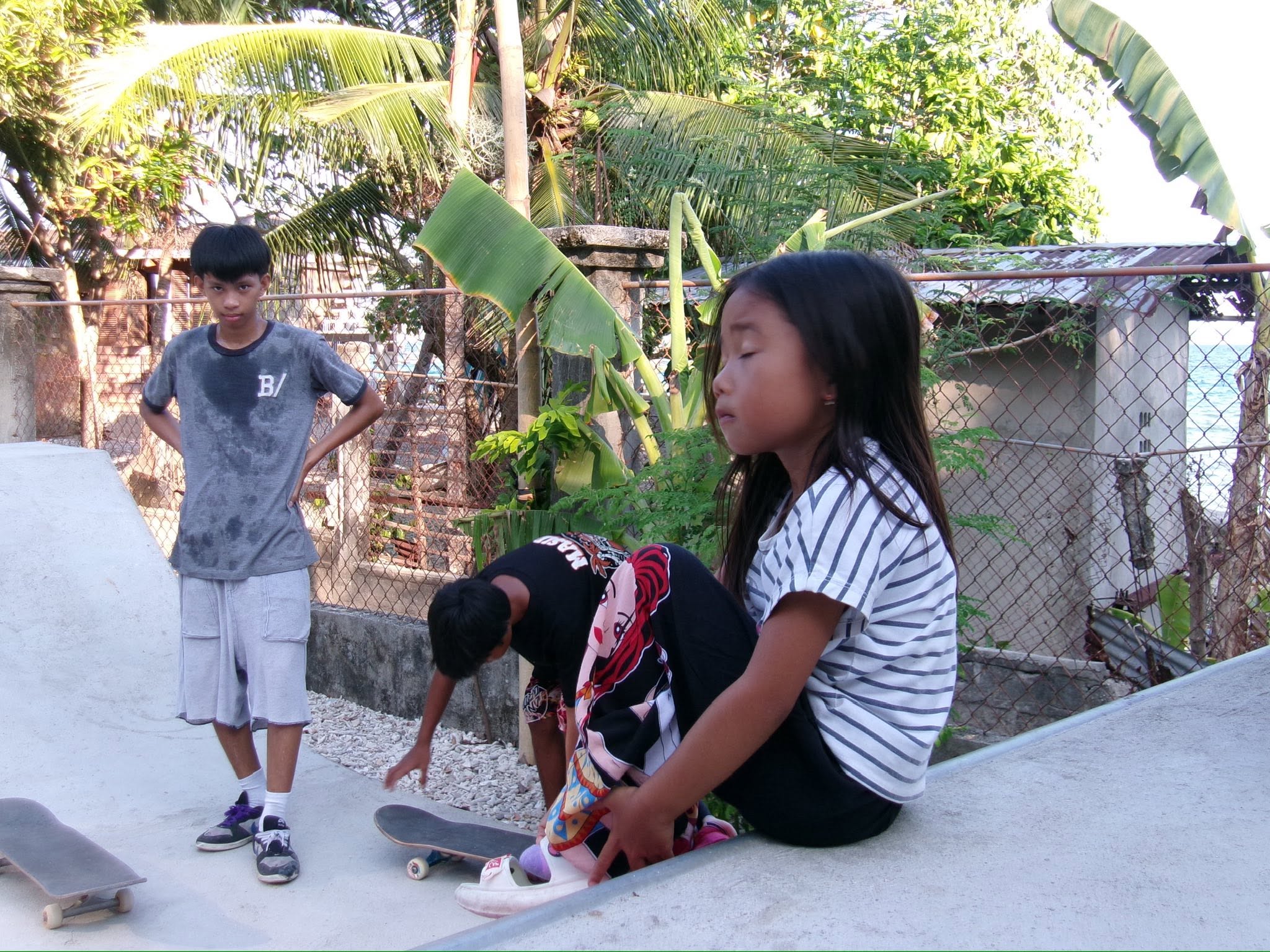 Local skaters at Sinag Park