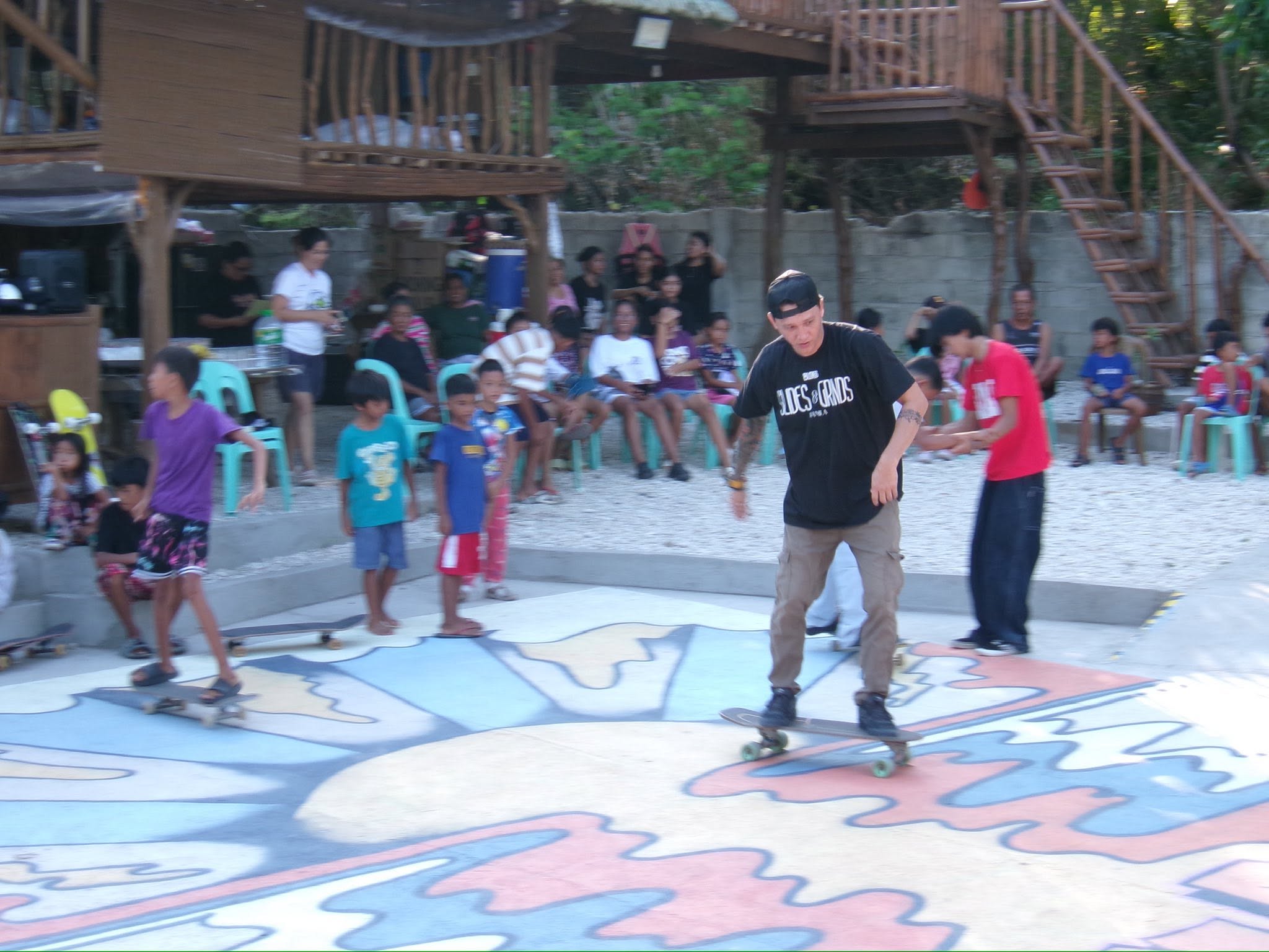 Local skaters at Sinag Park